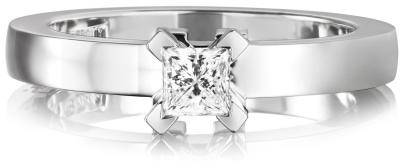 Efva Attling Dolce Vita Princess Ring 0.30 ct 20.25 MM - VITGULD 