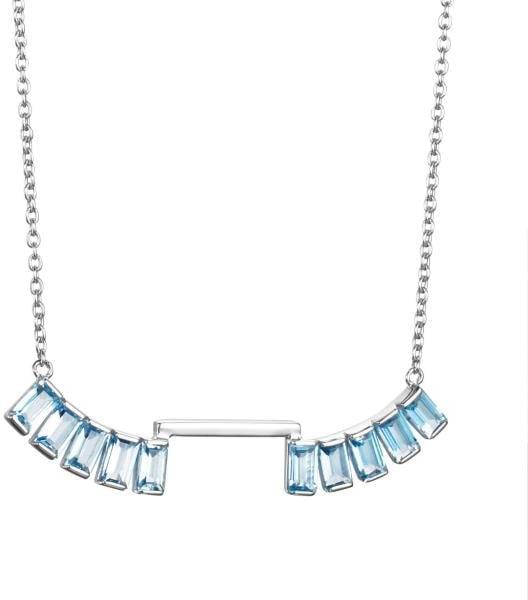 Efva Attling Pretty In Blue Necklace. 42/45 CM - SILVER 