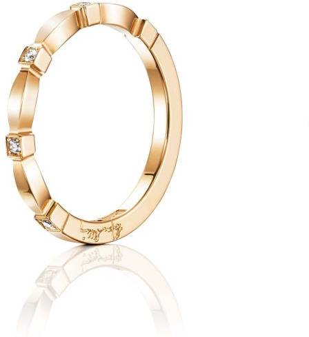 Efva Attling Forget Me Not Thin Ring 15.50 MM - GULD 