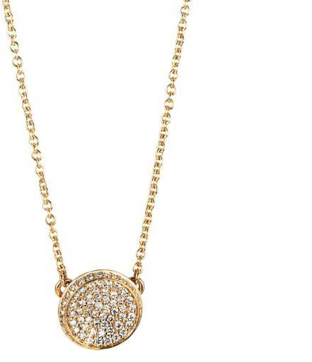 Efva Attling Love Bowl Necklace 42/45 Cm - Guld (Guldsmycken i kategorin Smycken)