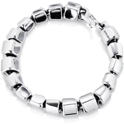 Efva Attling Spine Bracelet L - SILVER 