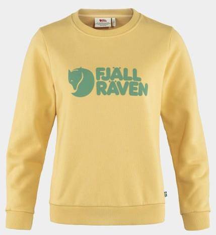 Fjällräven Logo Sweater W, Mais Yellow, L,  Sweatshirts (Crews & Sweatshirts i kategorin Tröjor)