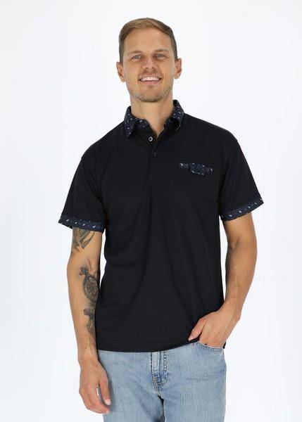 Shirt 2212, Navy, M,  Funktionspikéer 