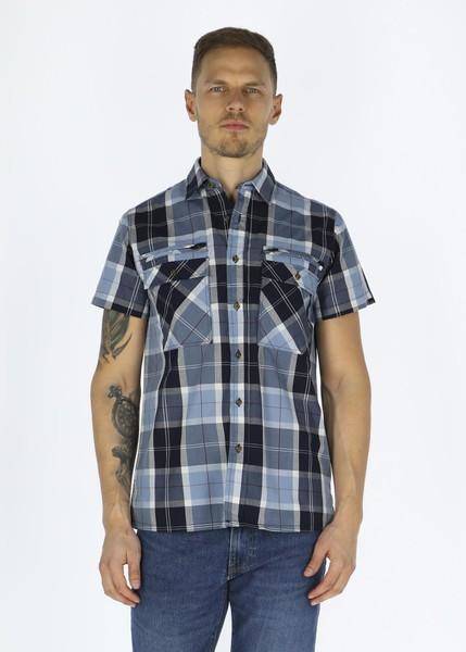Arizona Shirt, Dark Navy, L,  Kortärmade Skjortor (Kortärmade Skjortor i kategorin Skjortor)