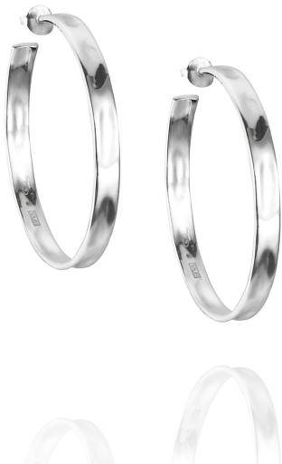 Efva Attling Moonwalk Hoops ONE SIZE - SILVER 