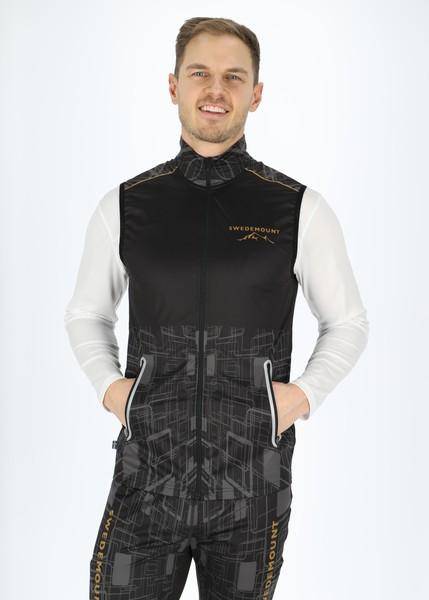 Race 3-Layer Vest, Black/Charcoal, 2xl,   