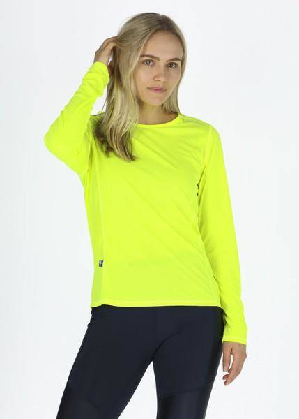 Ultra Light Ls Tee W, Neon Yellow, 34,  Löpar-T-Shirts 