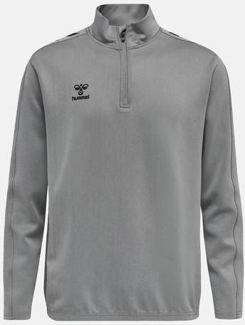 Hmlcore Xk Half Zip Poly Sweat, Grey Melange, 2Xl,  Sweatshirts (Crews & Sweatshirts i kategorin Tröjor)
