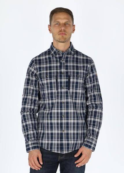 Nordkap Trekking Shirt, Navy Check, 2xl,  Långärmade Skjortor 