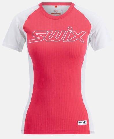 Racex Light Ss W, Cherry Berry / Bright White, L,  Tränings-T-Shirts 