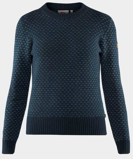 Övik Nordic Sweater W, Dark Navy, L,  Sweatshirts (Crews & Sweatshirts i kategorin Tröjor)