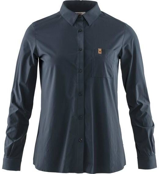 Övik Lite Shirt Ls W, Navy, S,  Långärmade Skjortor (Långärmade Skjortor i kategorin Skjortor)