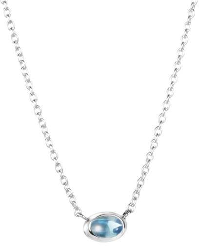 Efva Attling Love Bead Necklace - Topaz 42/45 CM - SILVER 