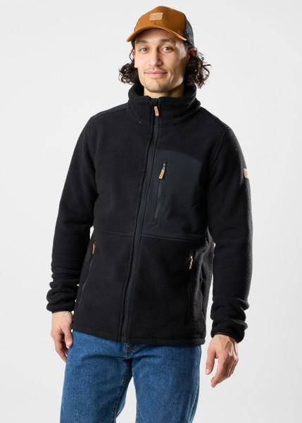Nordkap Pile Jacket, Black/Black, 2xl,  Fleecetröjor 