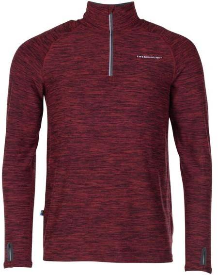 Multi Halfzip, Red Melange/Charcoal Melange, S,  Sweatshirts 