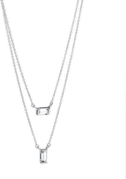 Efva Attling A Clear Dream Stud Necklace 40/42/45 CM - SILVER 