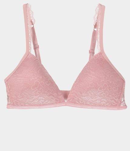 Triangle Bras, Pink Shell, L,  Bh 
