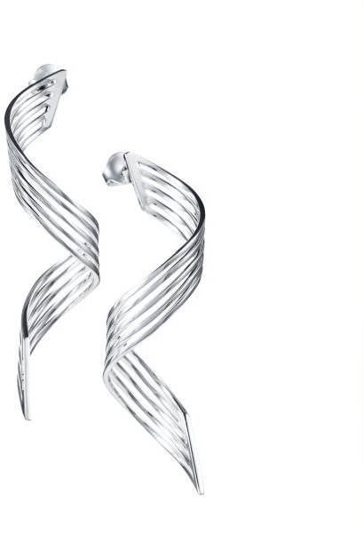 Efva Attling Bridges Earrings ONE SIZE - SILVER 