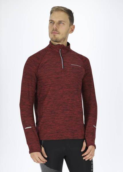 Multi Halfzip, Red Melange/Black, 2Xl,  Sweatshirts (Crews & Sweatshirts i kategorin Tröjor)