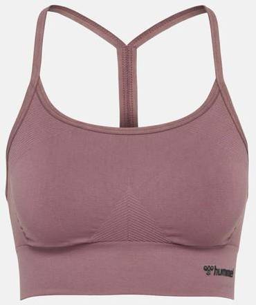 Hmltiffy Seamless Sports Top, Rose Taupe, L,  Sport-Bh 