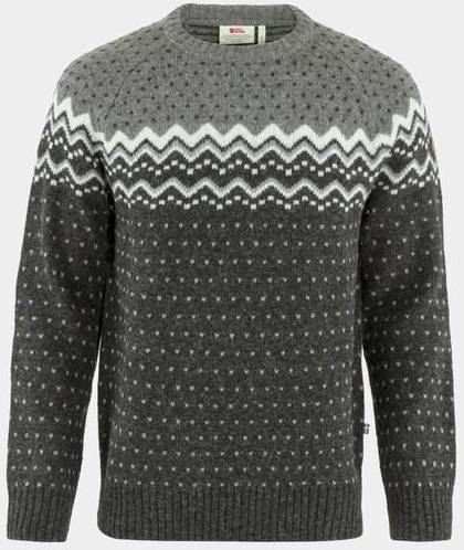 Övik Knit Sweater M, Dark Grey-Grey, 2Xl,  Stickat (Stickade Tröjor i kategorin Tröjor)