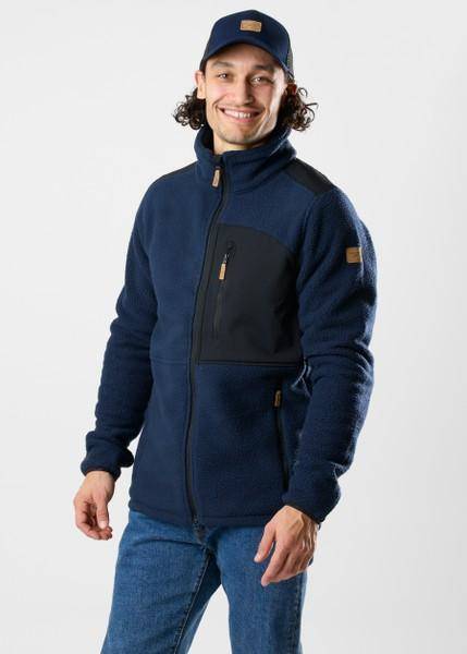 Nordkap Pile Jacket, Navy/Black, Xl,  Fleecetröjor (Övriga Tröjor i kategorin Tröjor)