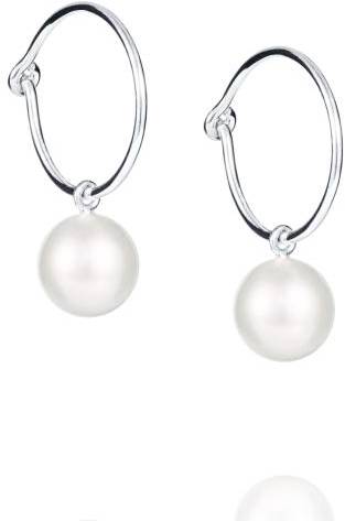 Efva Attling Pop Pearls Hoops ONE SIZE - SILVER 