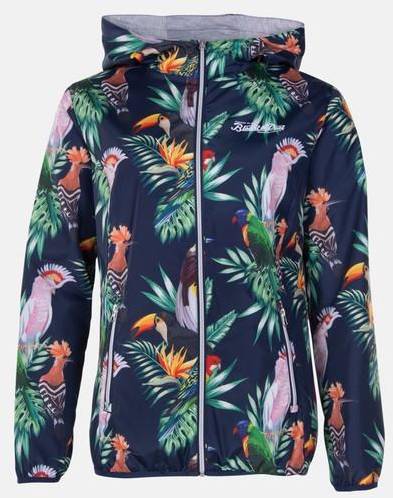 Tropical Wind Jacket W, Navy Kakadua Flower, 34,  Vårjackor (Vår- Och Sommarjackor i kategorin Jackor)