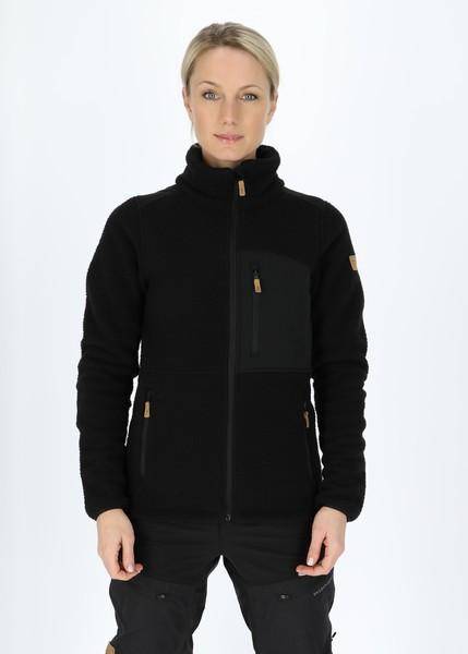 Nordkap Pile Jacket W, Black/Black, 34,  Fleecetröjor (Övriga Tröjor i kategorin Tröjor)