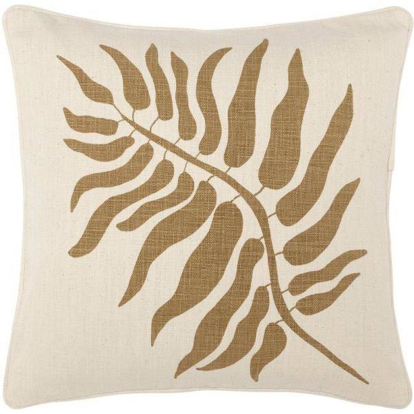 Plant kuddfodral 45 x 45 cm - Iskaffe 