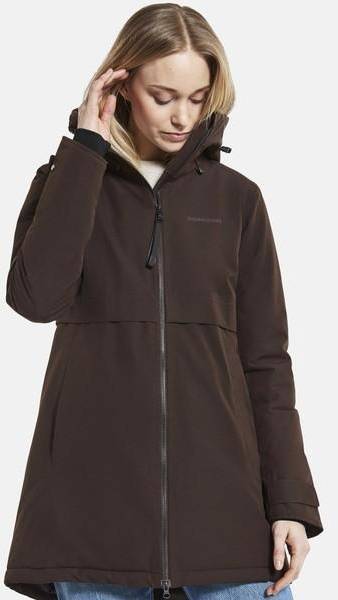 Helle Wns Parka 5, Chocolate Brown, 32,   