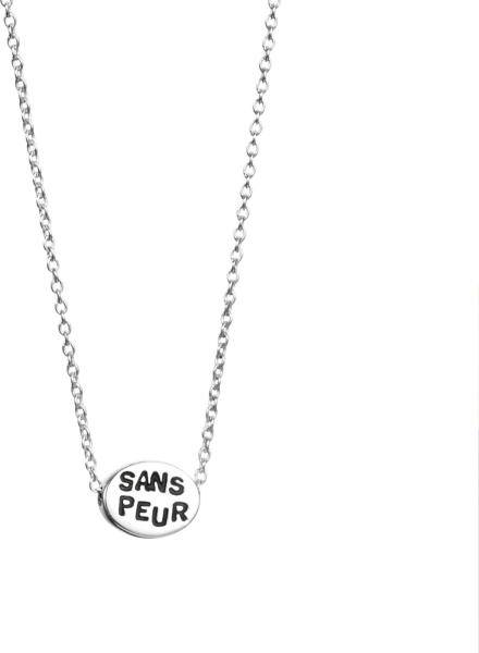 Efva Attling Mini Me Sans Peur Necklace 42/45 CM - SILVER 