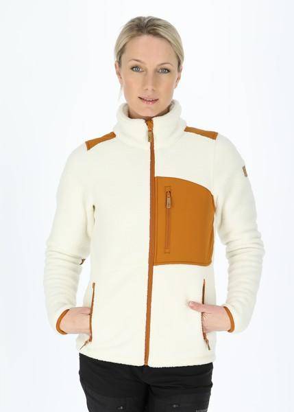 Nordkap Pile Jacket W, Offwhite/Almond, 36,  Fleecetröjor 