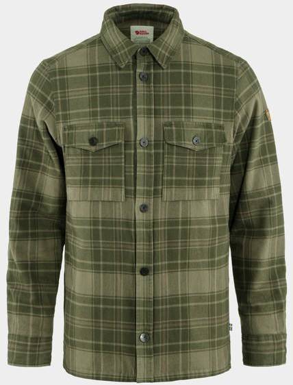 Övik Lite Padded Shirt M, Deep Forest-Laurel Green, L,  Långärmade Skjortor 