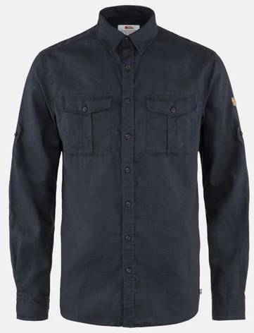 Övik Travel Shirt Ls M, Dark Navy, 2Xl,  Vandringsskjortor (Övriga Skjortor i kategorin Skjortor)