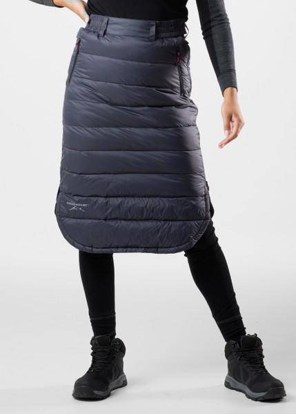 Östersund Long Down Skirt W, Charcoal/Plum, 34,  Kjolar 