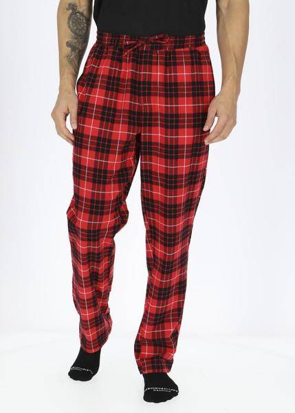 Core Flannel Pyjama Pants, Bb Big Check, 2Xl,  Vardagsbyxor (Övriga Byxor i kategorin Byxor)