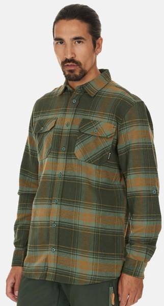 Jamba M Flannel Shirt, Deep Forest, M,  Långärmade Skjortor 