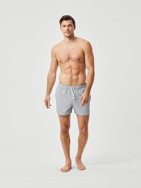 Björn Borg Borg Seersucker Swim Shorts Grå, XXL 