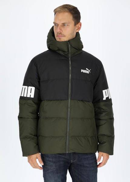 Puma Power Hooded Down Puffer, Forest Night, L,   