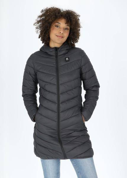 Colorado Lightweight Hooded Coat W, Charcoal, 36,   