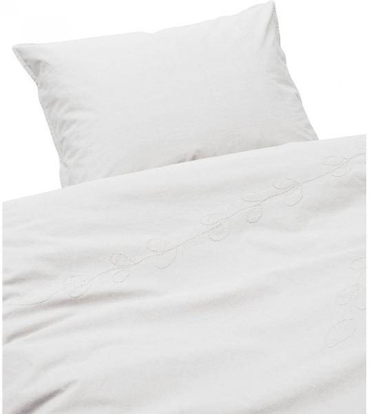 Amie Brodyr Bäddset 150 X 210 Cm - Offwhite (Sängkläder i kategorin Textilier)