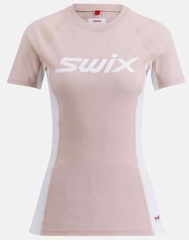Racex Bodyw Ss W, Peach Whip/Bright White, L,  Tränings-T-Shirts 