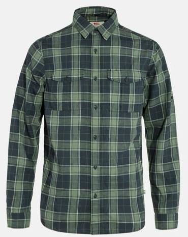 Övik Travel Shirt Ls M, Dark Navy-Patina Green, 2xl,  Vandringsskjortor 