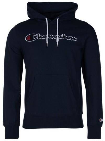 M Hooded Sweatshirt Big Logo C, Navy Blazer, M,   