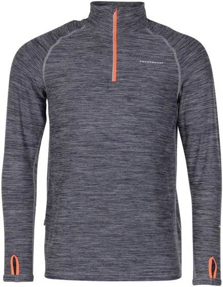 Multi Halfzip, Charcoal Melange/Orange, S,  Sweatshirts (Crews & Sweatshirts i kategorin Tröjor)
