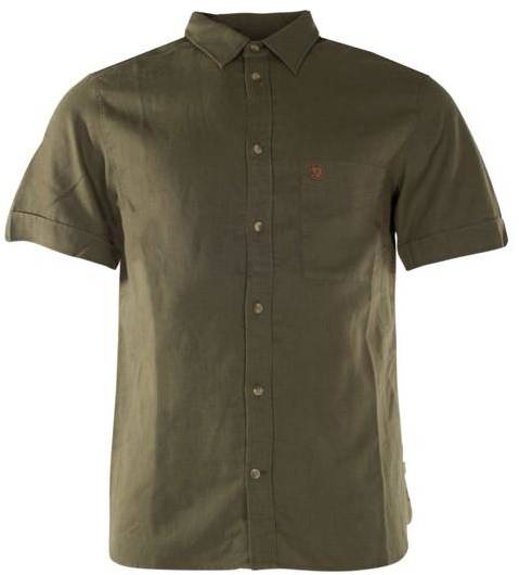 Övik Travel Shirt Ss M, Green, M,  Vandringsskjortor (Övriga Skjortor i kategorin Skjortor)