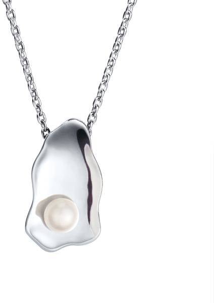 Efva Attling Oyster Necklace 40/42/45 CM - SILVER 