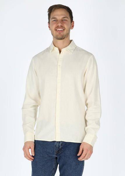 Sdenea Allan Ls, Off White, 2Xl,  Långärmade Skjortor (Långärmade Skjortor i kategorin Skjortor)