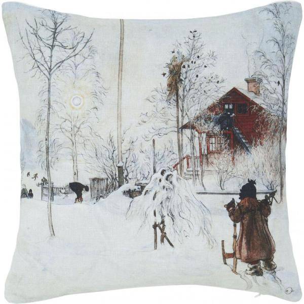 Gården kuddfodral 45 x 45 cm - Grå 